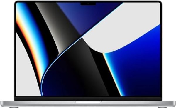 2021 Apple MacBook Pro con Processore Apple M1 Pro (16-pollici, 16GB RAM, 1TB SSD di Memoria) (QWERTY English) Argento (Ricondizionato)