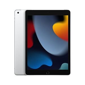 Apple 2021 iPad (10,2-Inch, Wi-Fi + Cellular, 64GB) - Argento (Ricondizionato)