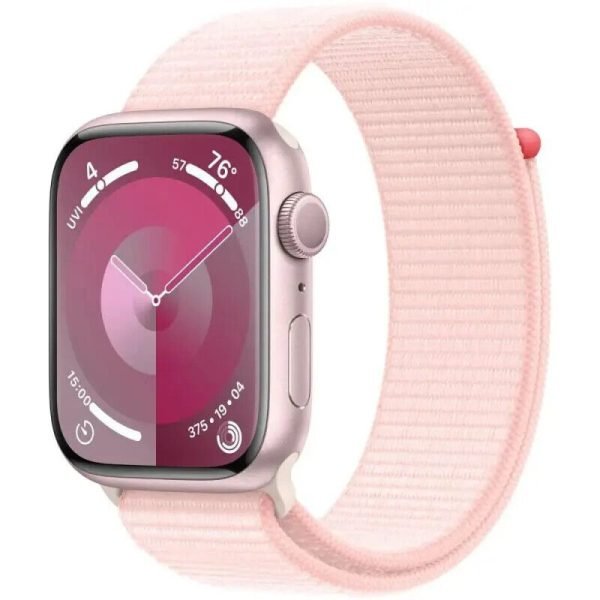 Apple Watch Serie 9 2023 GPS 41mm Cassa Alluminio Rosa Sport Loop Light Pink